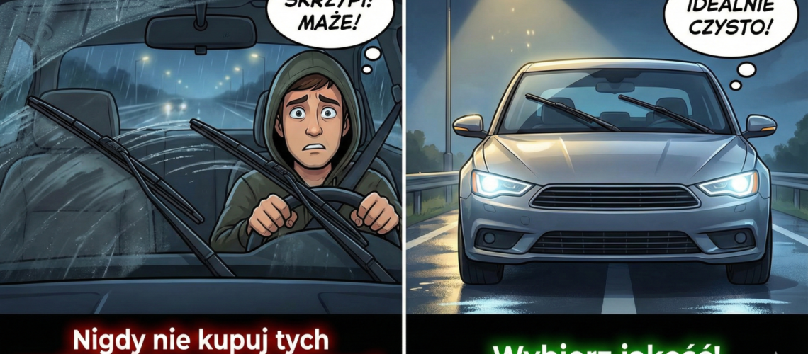 wycieraczki samochodowe, awaryjne wycieraczki, pielęgnacja auta, porady motoryzacyjne, test wycieraczek, które wycieraczki kupić